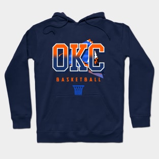 Oklahoma City Retro Basketball Hoodie